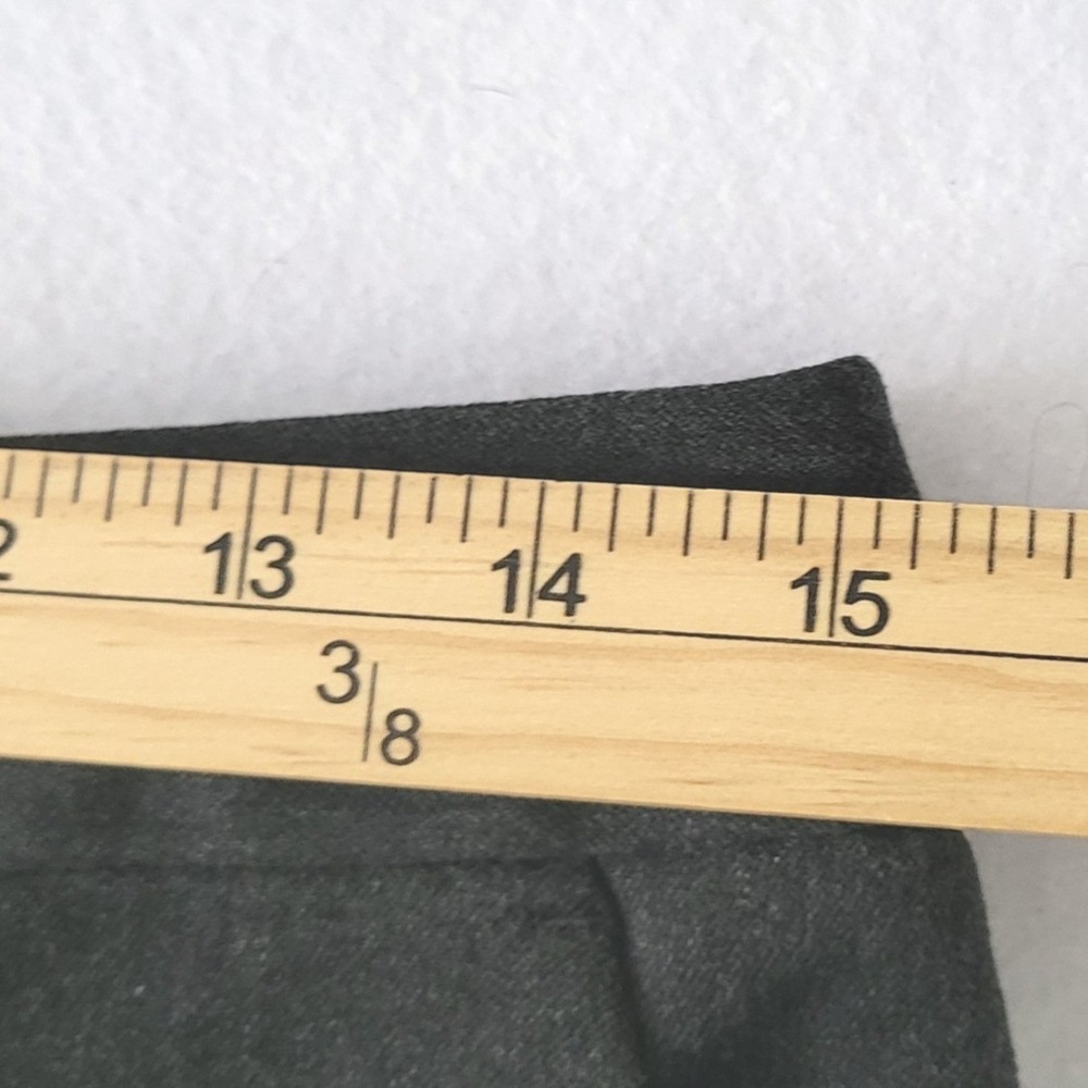 Express Columnist Ankle Pants Womens 4R Gray Mid Rise Fitted Dress Trousers New - Picture 7 of 11